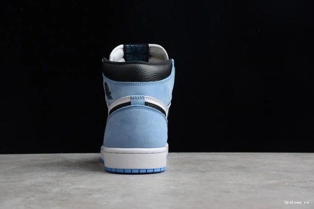 555088-134 AIR High Jordan University Black White Blue Retro 1 0401